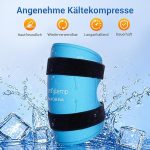 Comfytemp Kühlmanschette Knie 27x35cm Kühlpad Groß Gel Kühlbandage Kühlpack | Wiederverwendbar Kniebandage Kalt Warm Kompresse Kniekühlung Belastung Sport Arthritis Prellungen Schwellung Verstauchung OP – Bild 3
